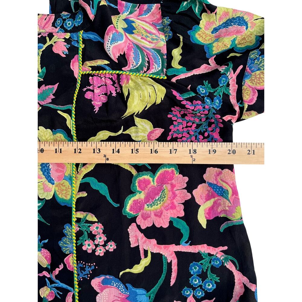 Anthropologie, Anacortes Silk Blouse Banjanan 100% Silk Sz XS - Picture 8 of 10